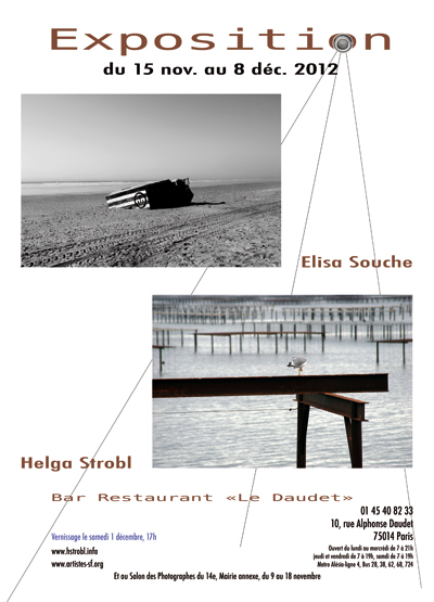 Elisa Souche and Helga Strobl, exhibition poster 2010
